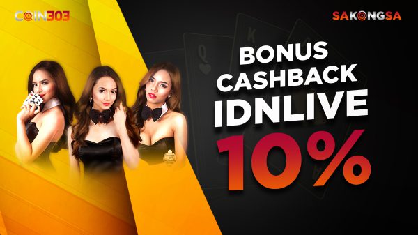 Bonus Cashback IDNLIVE Sakongsa Slot Gacor